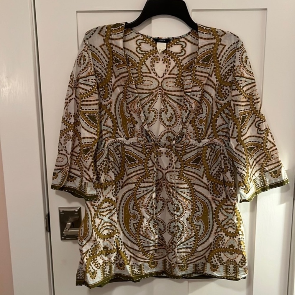 J Crew Coverup Mini Shirt - Picture 4 of 4